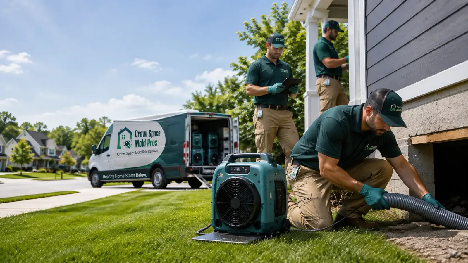 Crawl Space Mold Removal in Dublin, NH
